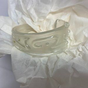 Glass Cuff Bracelet